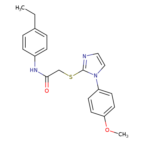 N-(4-ethylphenyl)-2-{[1-(4-methoxyphenyl)-1H-imidazol-2-yl]sulfanyl}acetamide