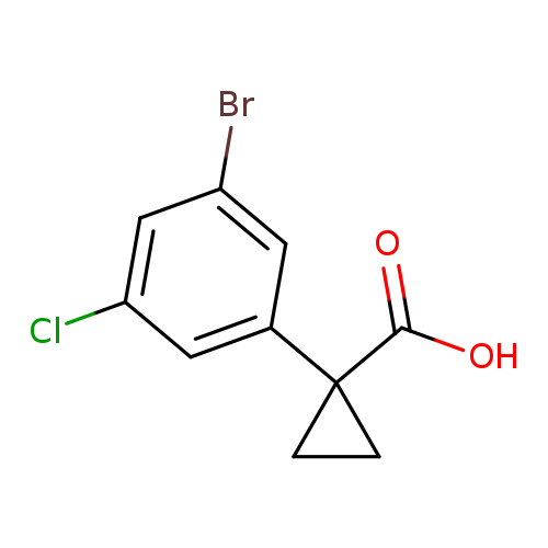 1-(3-Bromo-5-chlorophenyl)cyclopropanecarboxylic acid
