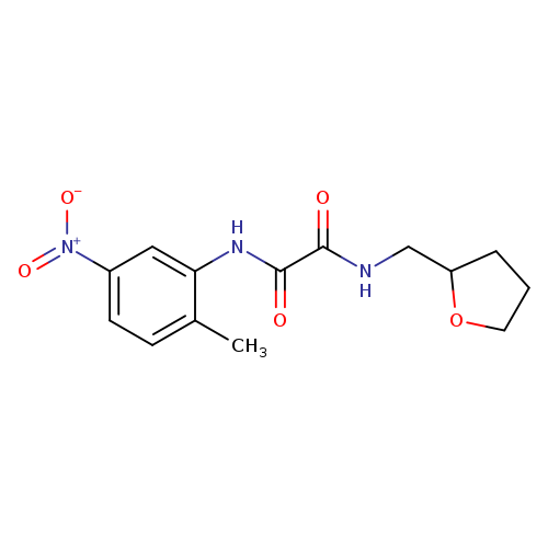 N'-(2-methyl-5-nitrophenyl)-N-[(oxolan-2-yl)methyl]ethanediamide