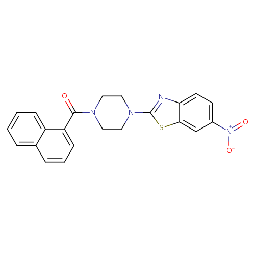 2-[4-(naphthalene-1-carbonyl)piperazin-1-yl]-6-nitro-1,3-benzothiazole