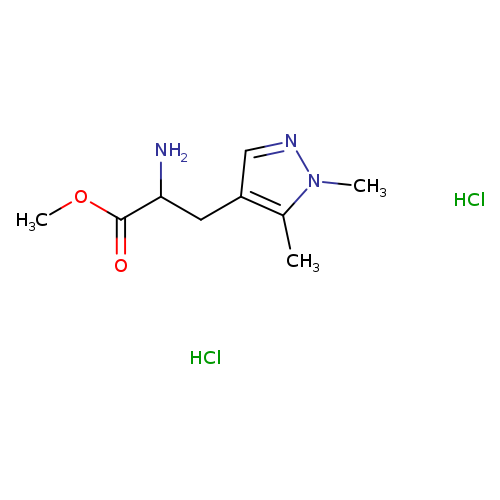 methyl2-amino-3-(1,5-dimethyl-1H-pyrazol-4-yl)propanoatedihydrochloride