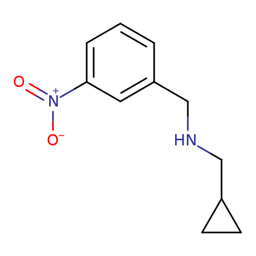 (cyclopropylmethyl)[(3-nitrophenyl)methyl]amine