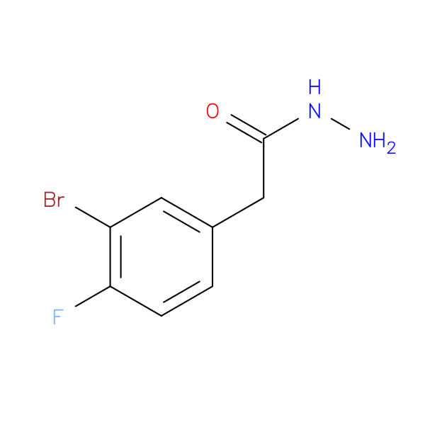 2-(3-bromo-4-fluorophenyl)acetohydrazide