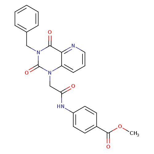methyl 4-(2-{3-benzyl-2,4-dioxo-1H,2H,3H,4H-pyrido[3,2-d]pyrimidin-1-yl}acetamido)benzoate
