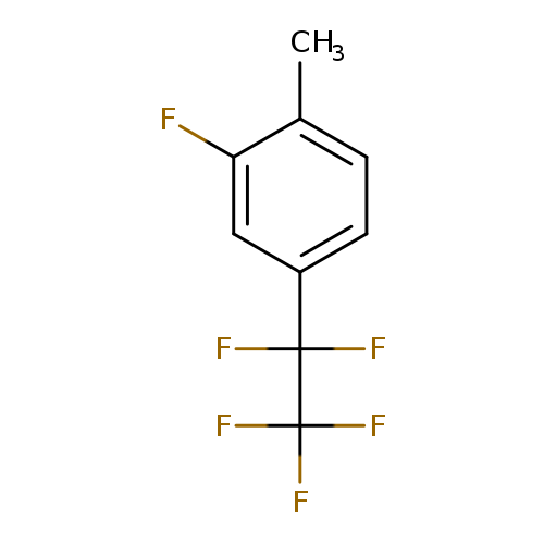 2-Fluoro-1-methyl-4-(1,1,2,2,2-pentafluorethyl)-benzene