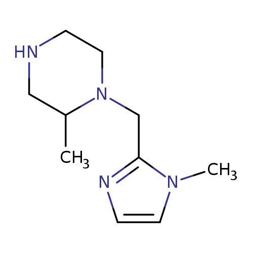 2-methyl-1-[(1-methyl-1H-imidazol-2-yl)methyl]piperazine