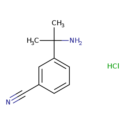 3-(2-aminopropan-2-yl)benzonitrile hydrochloride