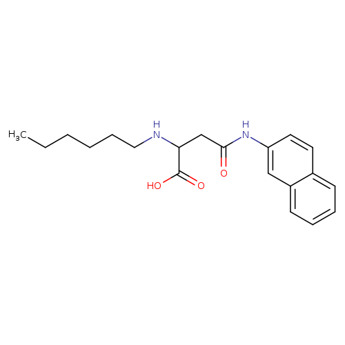 2-(hexylamino)-3-[(naphthalen-2-yl)carbamoyl]propanoic acid