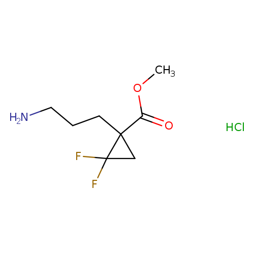 methyl1-(3-aminopropyl)-2,2-difluorocyclopropane-1-carboxylatehydrochloride