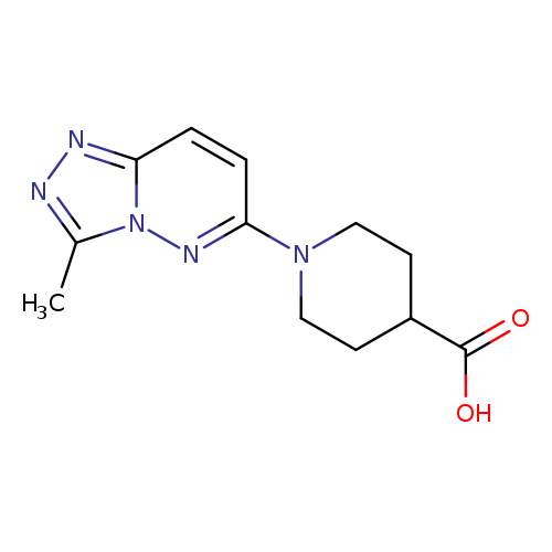 1-(3-methyl[1,2,4]triazolo[4,3-b]pyridazin-6-yl)piperidine-4-carboxylic acid