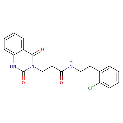 N-[2-(2-chlorophenyl)ethyl]-3-(2,4-dioxo-1,2,3,4-tetrahydroquinazolin-3-yl)propanamide