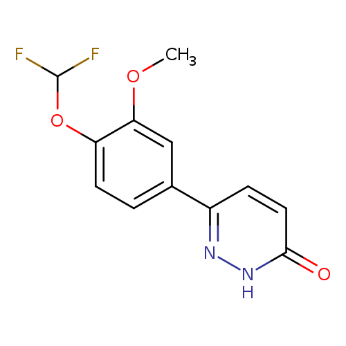 3(2H)-Pyridazinone, 6-[4-(difluoromethoxy)-3-methoxyphenyl]-