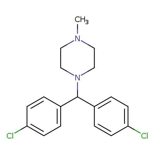 1-[bis(4-chlorophenyl)methyl]-4-methyl-piperazine
