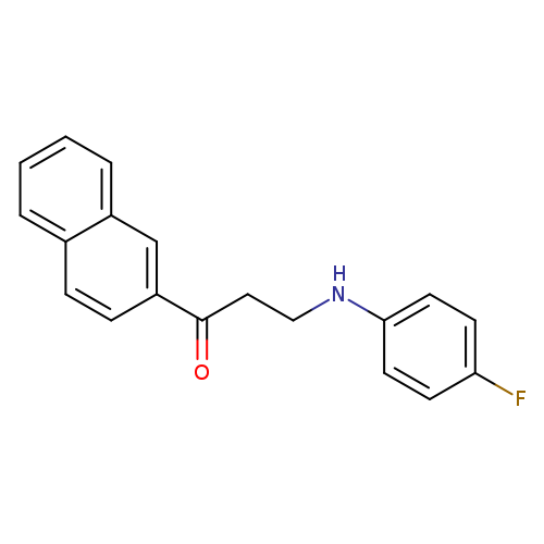 3-((4-Fluorophenyl)amino)-1-(naphthalen-2-yl)propan-1-one