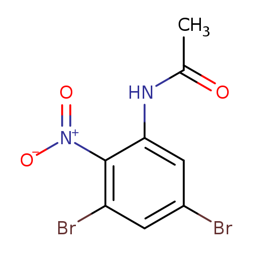 N-Acetyl 3,5-dibromo-2-nitroaniline