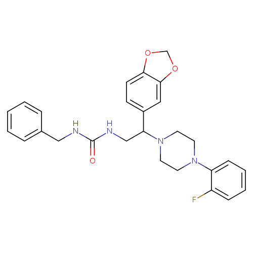 3-[2-(2H-1,3-benzodioxol-5-yl)-2-[4-(2-fluorophenyl)piperazin-1-yl]ethyl]-1-benzylurea