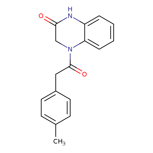 4-[2-(4-methylphenyl)acetyl]-1,2,3,4-tetrahydroquinoxalin-2-one