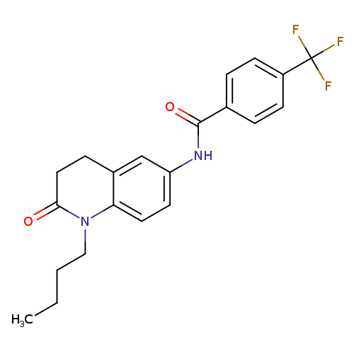 N-(1-butyl-2-oxo-1,2,3,4-tetrahydroquinolin-6-yl)-4-(trifluoromethyl)benzamide
