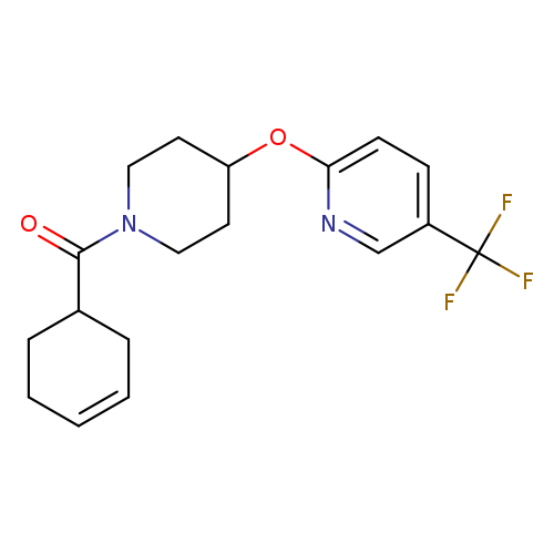 2-{[1-(cyclohex-3-ene-1-carbonyl)piperidin-4-yl]oxy}-5-(trifluoromethyl)pyridine