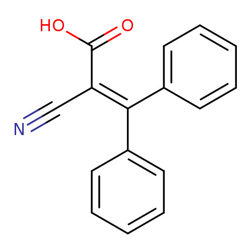 2-Cyano-3,3-diphenylpropenoic acid