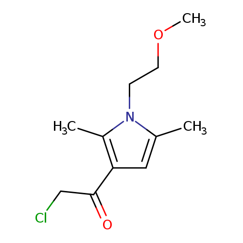 2-Chloro-1-[1-(2-methoxy-ethyl)-2,5-dimethyl-1h-pyrrol-3-yl]-ethanone