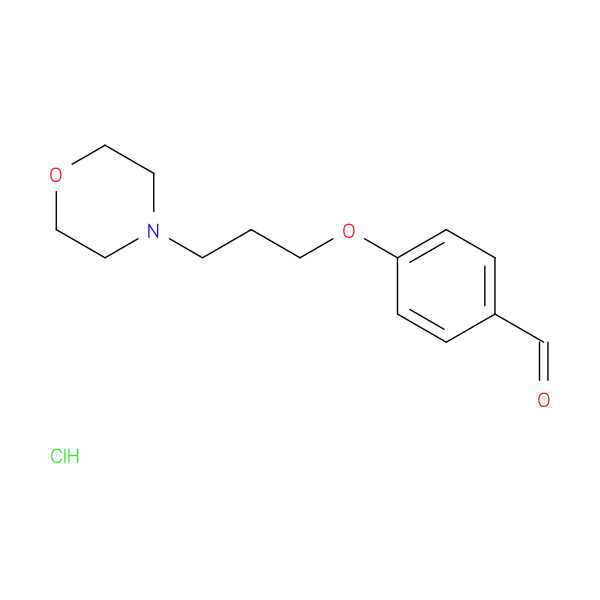 4-[3-(4-morpholinyl)propoxy]benzaldehyde hydrochloride