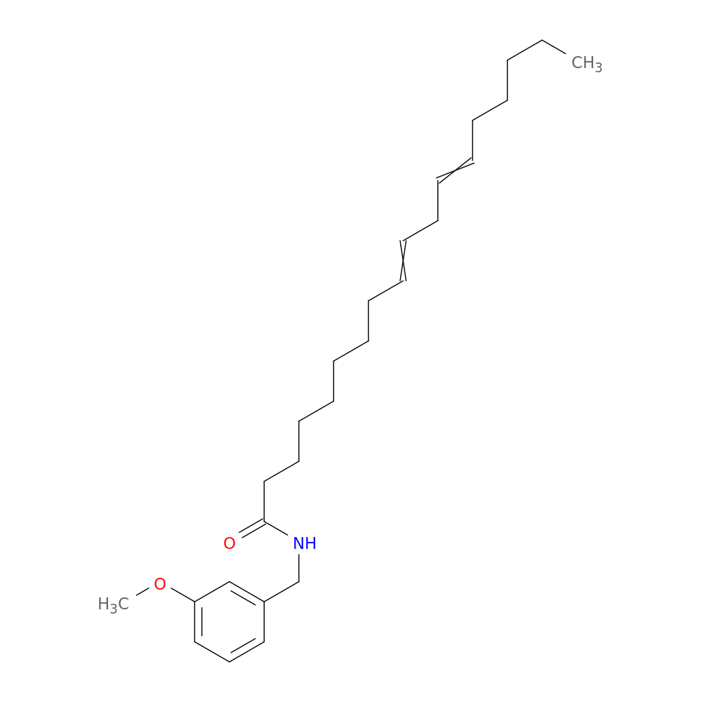 (9Z,12Z)-N-[(3-Methoxyphenyl)methyl]-9,12-octadecadienamide