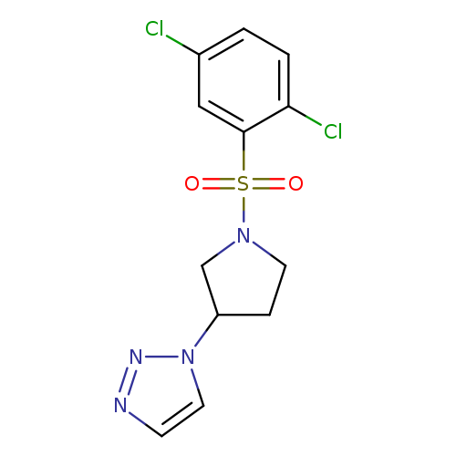 1-[1-(2,5-dichlorobenzenesulfonyl)pyrrolidin-3-yl]-1H-1,2,3-triazole