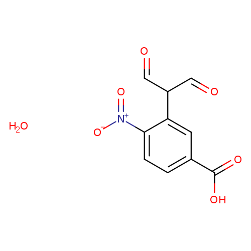3-(1,3-Dioxopropan-2-yl)-4-nitrobenzoic acid hydrate