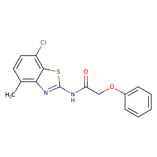 N-(7-chloro-4-methyl-1,3-benzothiazol-2-yl)-2-phenoxyacetamide
