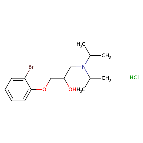 1-(2-Bromophenoxy)-3-(diisopropylamino)-2-propanol hydrochloride