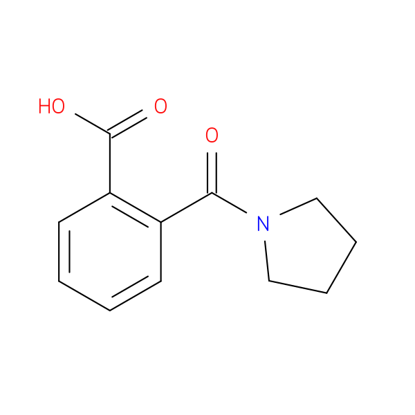 2-[(Pyrrolidin-1-yl)carbonyl]benzoic acid
