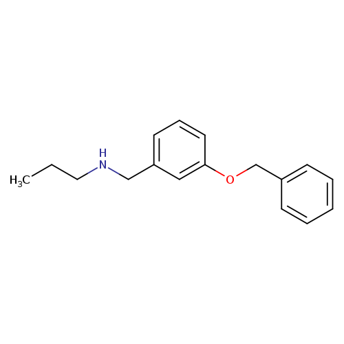 {[3-(benzyloxy)phenyl]methyl}(propyl)amine