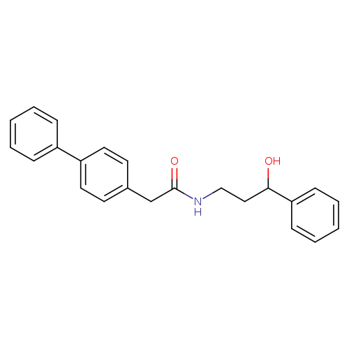 2-{[1,1'-biphenyl]-4-yl}-N-(3-hydroxy-3-phenylpropyl)acetamide