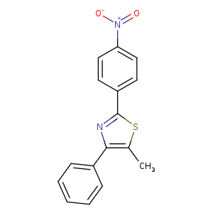 5-Methyl-2-(4-nitrophenyl)-4-phenylthiazole