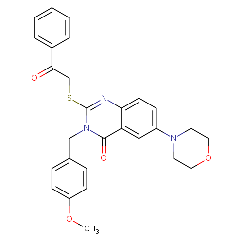 3-[(4-methoxyphenyl)methyl]-6-(morpholin-4-yl)-2-[(2-oxo-2-phenylethyl)sulfanyl]-3,4-dihydroquinazolin-4-one