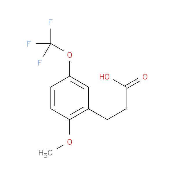 3-[2-Methoxy-5-(trifluoromethoxy)phenyl]propionic acid