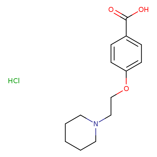 4-(2-(Piperidin-1-yl)ethoxy)benzoic acid hydrochloride