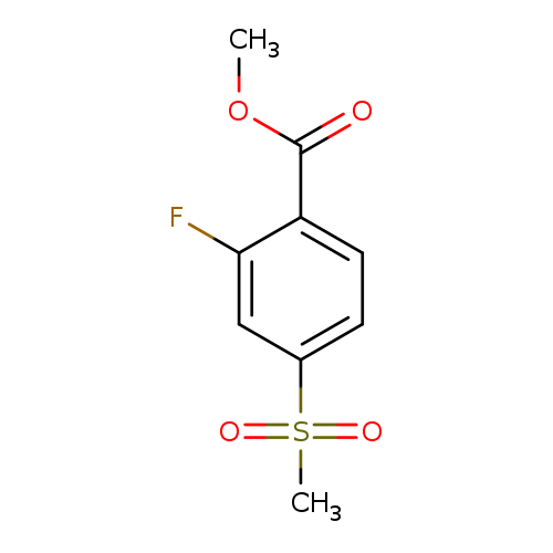 methyl 2-fluoro-4-methanesulfonylbenzoate