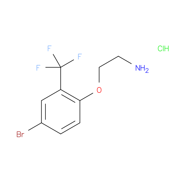 2-[4-bromo-2-(trifluoromethyl)phenoxy]ethan-1-amine hydrochloride