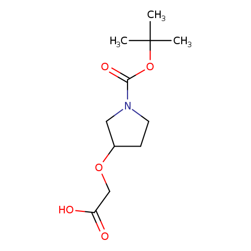 3-Carboxymethoxy-pyrrolidine-1-carboxylic acid tert-butyl ester
