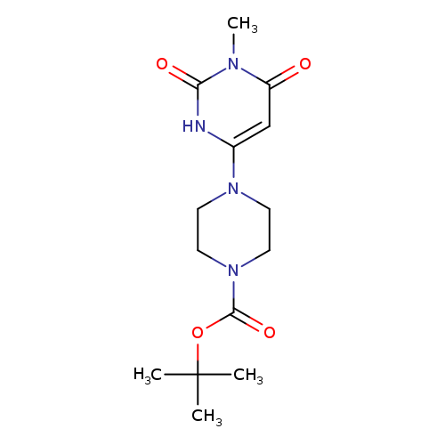 tert-butyl 4-(1-methyl-2,6-dioxo-1,2,3,6-tetrahydropyrimidin-4-yl)piperazine-1-carboxylate