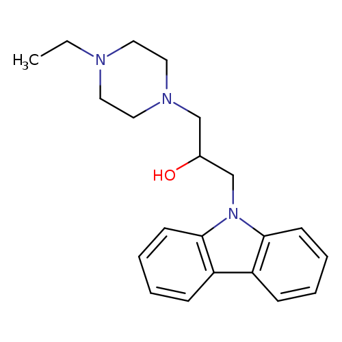 1-(9H-carbazol-9-yl)-3-(4-ethylpiperazin-1-yl)propan-2-ol