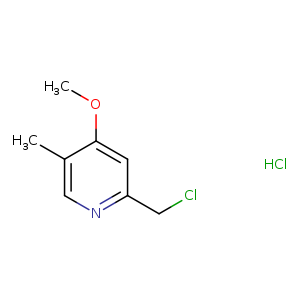 Pyridine, 2-(chloromethyl)-4-methoxy-5-methyl-, hydrochloride