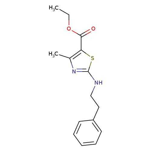 ethyl 4-methyl-2-[(2-phenylethyl)amino]-1,3-thiazole-5-carboxylate