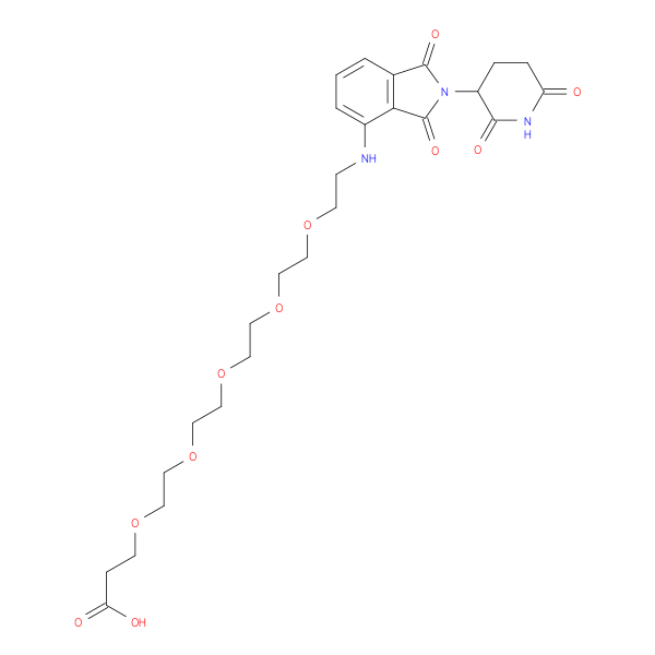 Pomalidomide 4'-PEG5-acid