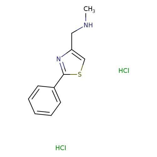 4-Thiazolemethanamine, N-methyl-2-phenyl-, hydrochloride