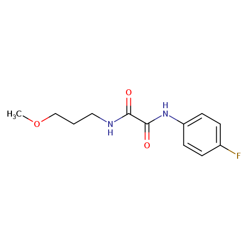N'-(4-fluorophenyl)-N-(3-methoxypropyl)ethanediamide