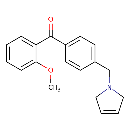 (4-((2,5-Dihydro-1H-pyrrol-1-yl)methyl)phenyl)(2-methoxyphenyl)methanone