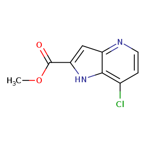 methyl 7-chloro-1H-pyrrolo[3,2-b]pyridine-2-carboxylate